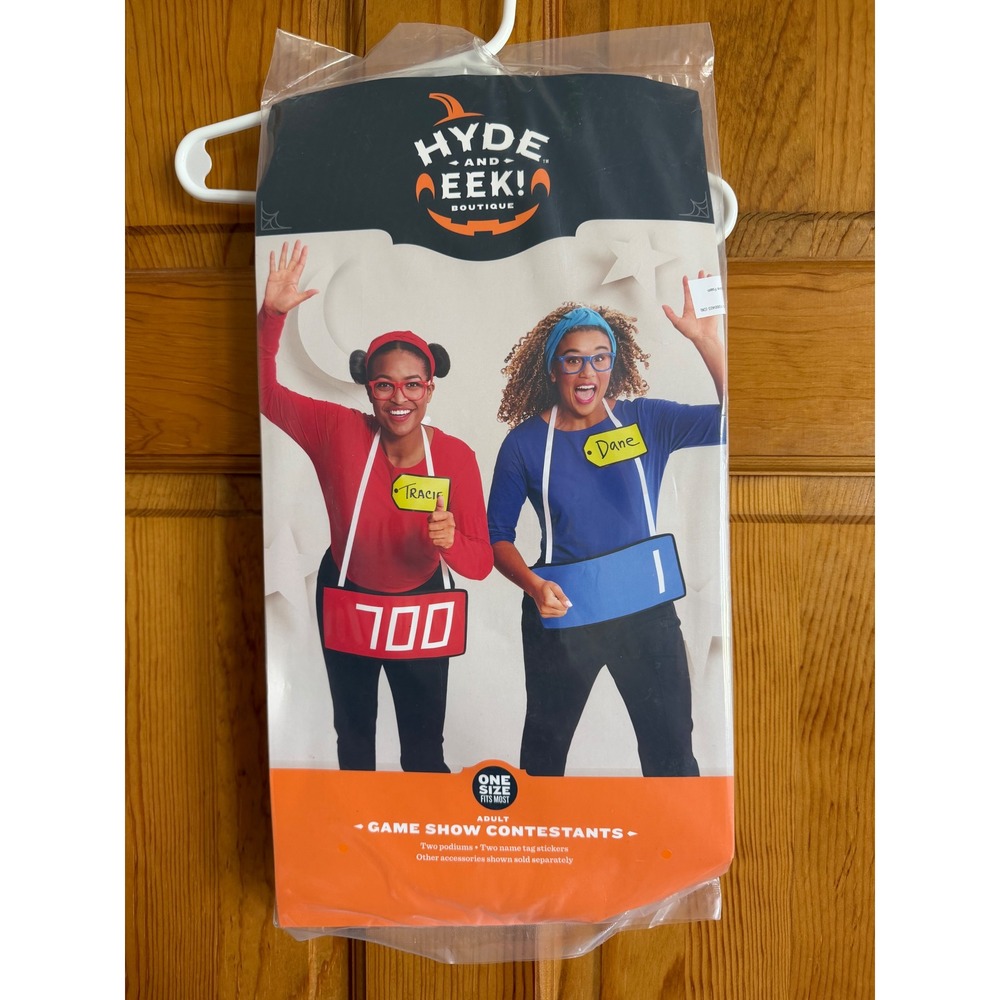 Hyde and EEK Boutique Game Show Contestants Adult Costume Set 2 Podiums New